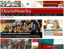 Tablet Screenshot of diariosuncha.com